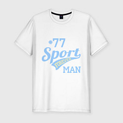 Мужская slim-футболка Sport man