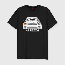 Футболка slim-fit Toyota Altezza, цвет: черный