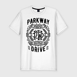 Футболка slim-fit Parkway Drive: Australia, цвет: белый