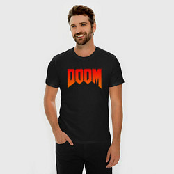 Футболка slim-fit DOOM: Acid Red, цвет: черный — фото 2