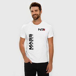 Футболка slim-fit MASS EFFECT N7, цвет: белый — фото 2