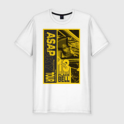 Футболка slim-fit ASAP Rocky: Place Bell, цвет: белый