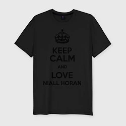 Мужская slim-футболка Keep Calm & Love Niall Horan
