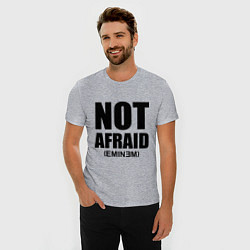 Футболка slim-fit Not Afraid, цвет: меланж — фото 2