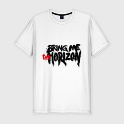 Футболка slim-fit Bring me the horizon, цвет: белый