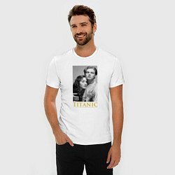 Футболка slim-fit Titanic: Jack & Rose, цвет: белый — фото 2