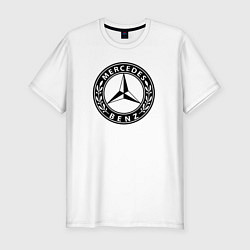 Футболка slim-fit MERCEDES-BENZ: Classic, цвет: белый