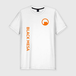 Футболка slim-fit Black Mesa, цвет: белый