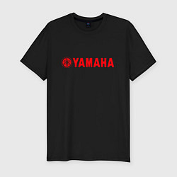 Футболка slim-fit YAMAHA, цвет: черный