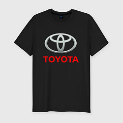 Футболка slim-fit TOYOTA, цвет: черный