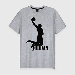 Футболка slim-fit Jordan Basketball, цвет: меланж