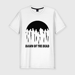 Мужская slim-футболка Dawn of the dead