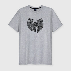 Футболка slim-fit WU TANG CLAN, цвет: меланж