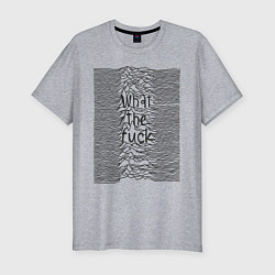 Футболка slim-fit Joy Division: What the fuck, цвет: меланж