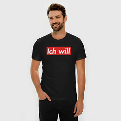 Футболка slim-fit Ich will, цвет: черный — фото 2