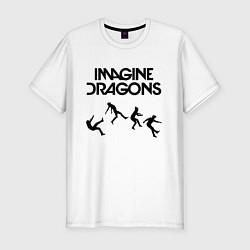 Футболка slim-fit IMAGINE DRAGONS, цвет: белый