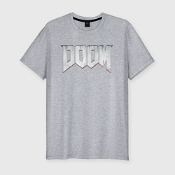 Футболка slim-fit DOOM, цвет: меланж