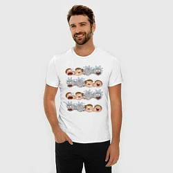 Футболка slim-fit Faces Rick and Morty, цвет: белый — фото 2