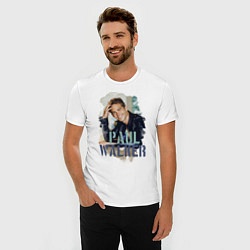 Футболка slim-fit Paul Walker, цвет: белый — фото 2