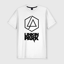 Футболка slim-fit LINKIN PARK настраиваемый, цвет: белый