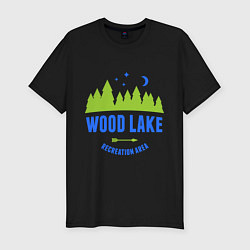 Мужская slim-футболка Wood Lake