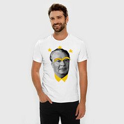 Футболка slim-fit Банановый Брежнев, цвет: белый — фото 2