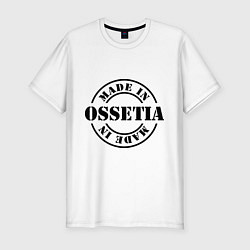 Футболка slim-fit Made in Ossetia, цвет: белый