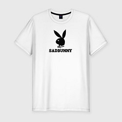 Футболка slim-fit Billie Eilish: SAD BUNNY, цвет: белый