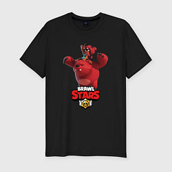 Футболка slim-fit Brawl Stars, цвет: черный