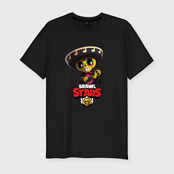 Футболка slim-fit Brawl Stars, цвет: черный