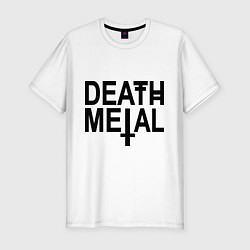 Мужская slim-футболка Death Metal
