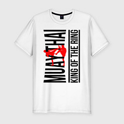 Футболка slim-fit Muay Thai fight, цвет: белый