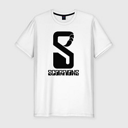 Футболка slim-fit Scorpions logo, цвет: белый