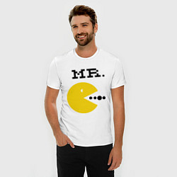 Футболка slim-fit Mr. Pac-Man, цвет: белый — фото 2