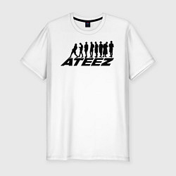 Футболка slim-fit Ateez, цвет: белый