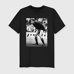 Футболка slim-fit Лев Яшин, цвет: черный