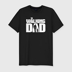 Футболка slim-fit The walking dad, цвет: черный