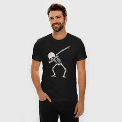 Футболка slim-fit DAB Skeleton, цвет: черный — фото 2