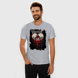 Футболка slim-fit Bullet for my Valentine, цвет: меланж — фото 2