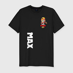 Футболка slim-fit BRAWL STARS MAX, цвет: черный