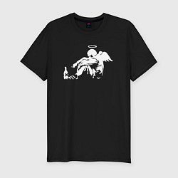 Футболка slim-fit Banksy, цвет: черный