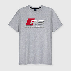 Футболка slim-fit AUDI RS, цвет: меланж