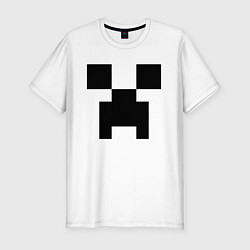 Футболка slim-fit Minecraft, цвет: белый