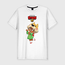 Футболка slim-fit BRAWL STARS NITA, цвет: белый