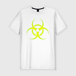 Футболка slim-fit BIOHAZARD, цвет: белый