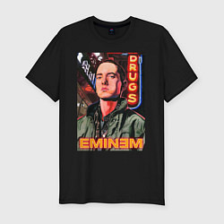 Футболка slim-fit EMINEM NEON, цвет: черный