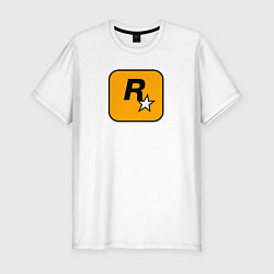 Футболка slim-fit Rockstar Games, цвет: белый