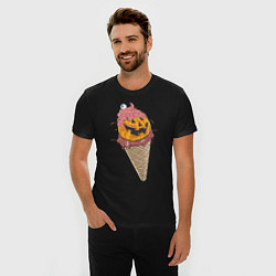 Футболка slim-fit Pumpkin IceCream, цвет: черный — фото 2