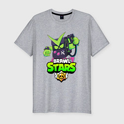 Футболка slim-fit BRAWL STARS VIRUS 8-BIT, цвет: меланж