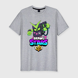 Футболка slim-fit BRAWL STARS VIRUS 8-BIT, цвет: меланж